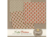 Kraft Christmas Digital Papers, a Pattern Graphic by JennyL Designs (Thumbnail 4 of 4)