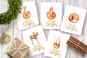Watercolor foxes collection, a Decorative Illustration by Peace ART (Thumbnail 4 of 5)