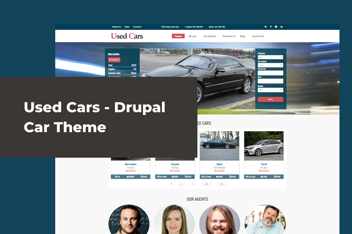 Used Cars - Drupal Car Theme, a Websites & App Template by Ordasoft (Photo 1 of 3)