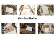 White Card Mockup Bundle, a Mockup by VetalStock (Thumbnail 1 of 3)