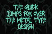 Xhorven - Death Metal Typeface, a Blackletter Font by Eltypesstudio (Thumbnail 4 of 12)