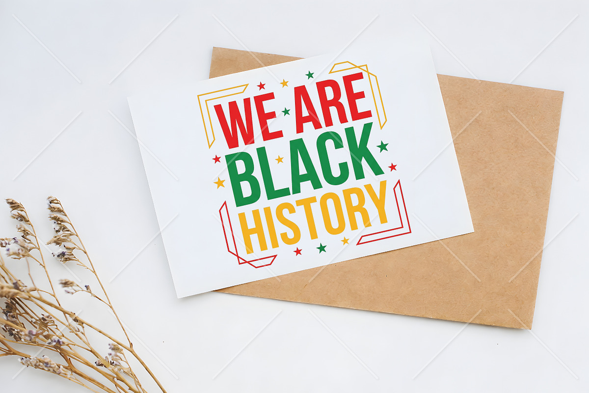 We Are Black History PNG, a Seasonal Illustration by Canvas Craft (Photo 5 of 5)