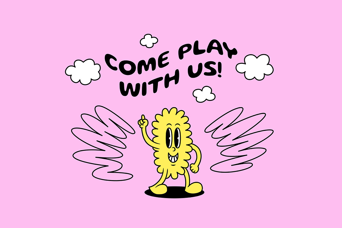 Cloudy Cartoon Characters, an Illustration by The Isian (Photo 16 of 16)