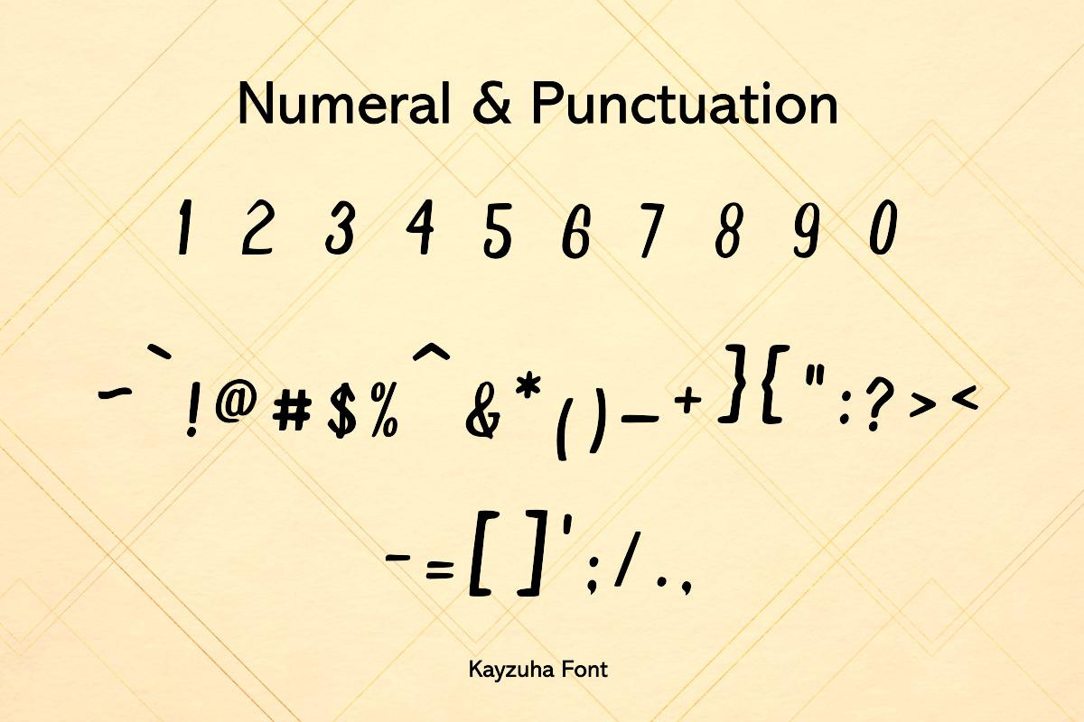 Kayzuha Modern Handwritten Font, a Handwritten Font by ResumeFabs (Photo 3 of 7)