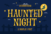 Haunted Night, a Serif Font by Suby Studio (Thumbnail 1 of 7)