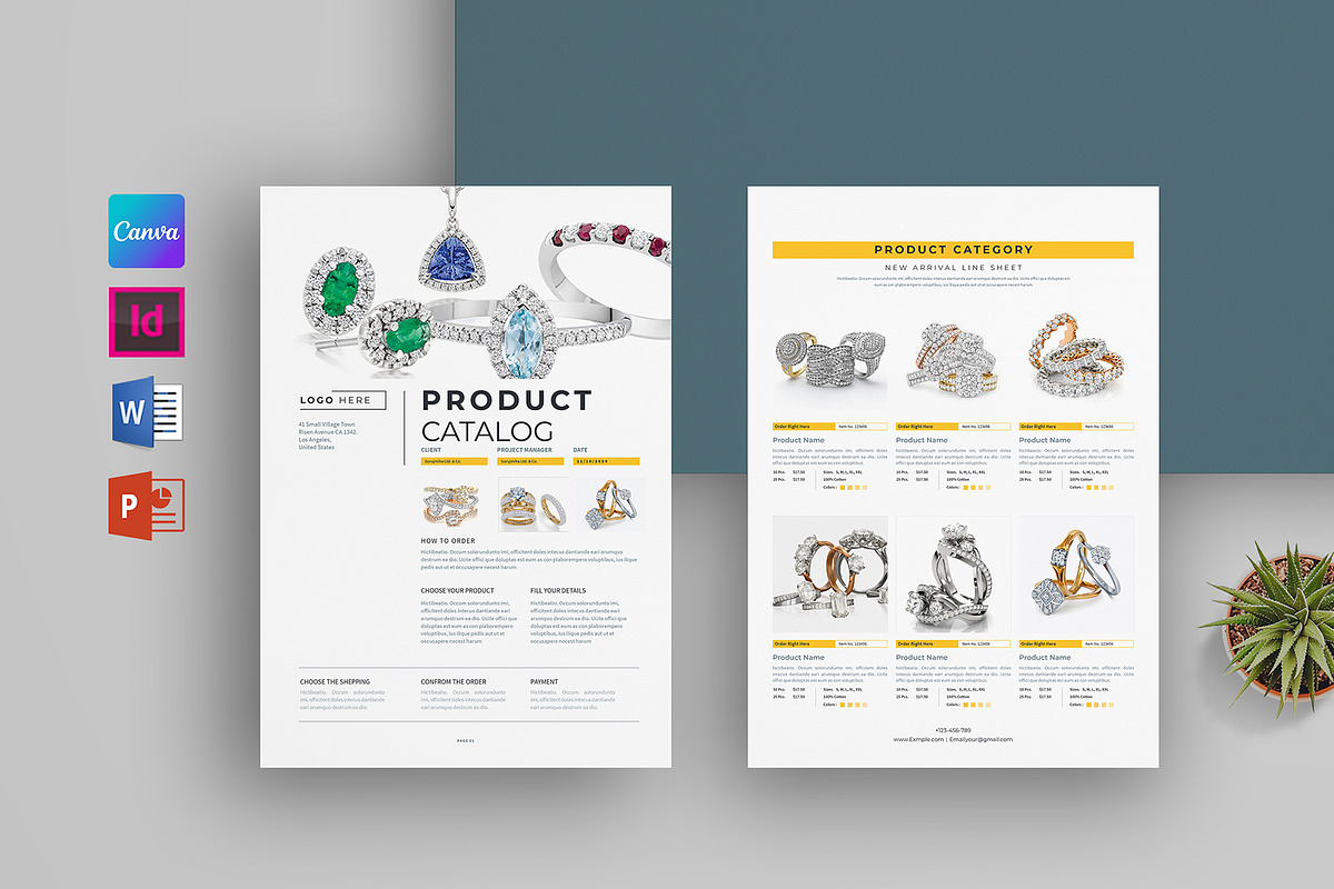 Line Sheet Bundle | Word & Indd, a Stationery Template by obayes (Photo 29 of 34)