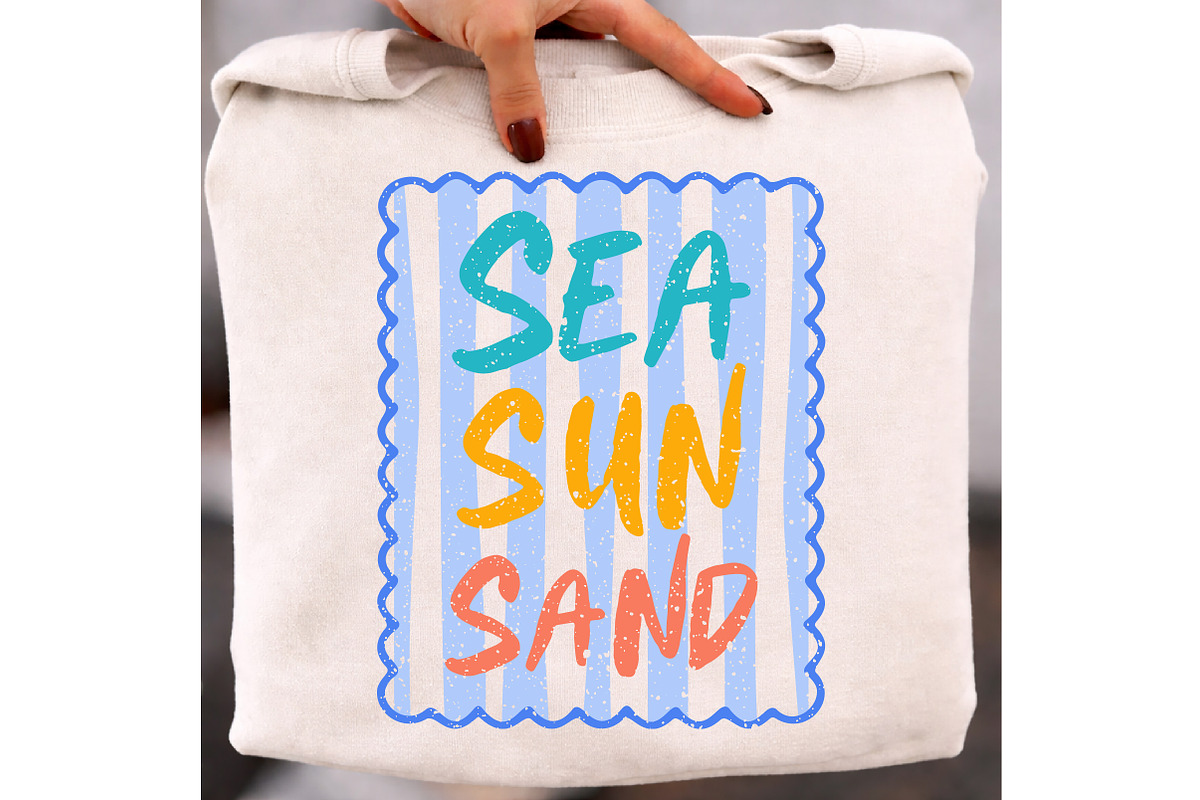 Sea Sun Sand Summer Sublimation, an Illustration by Libby Wishes (Photo 3 of 5)