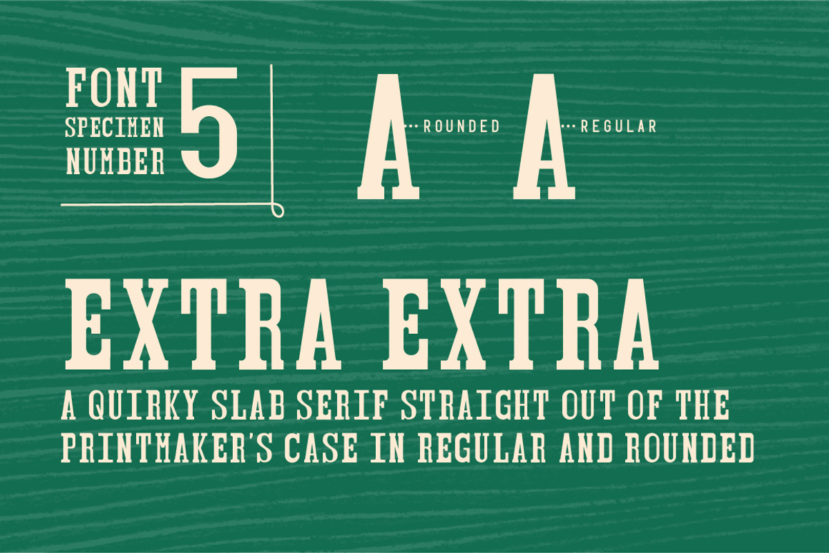 Wood Type Font Collection, a Sans Serif Font by Anugraha Design (Photo 9 of 10)