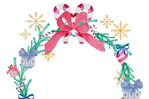 Christmas Watercolor Clipart Xmas