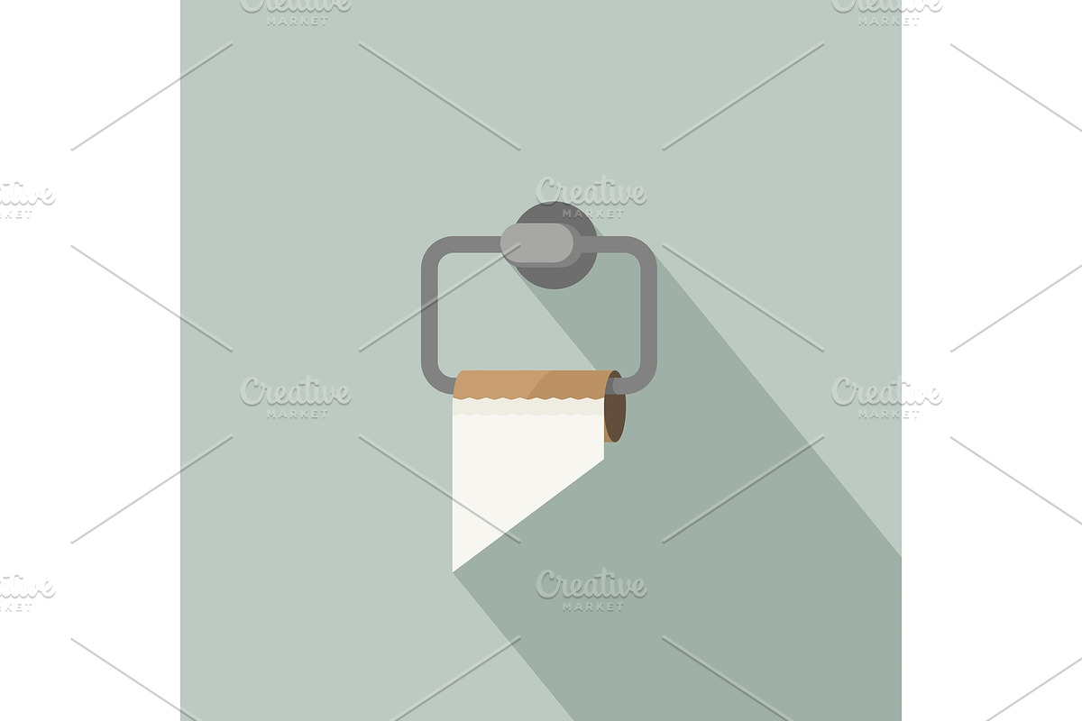 Empty toilet paper, an Object Illustration by bolotoff