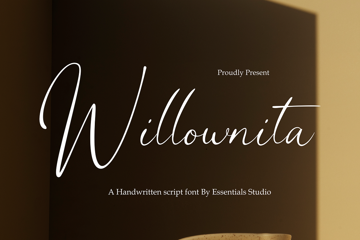 Wollonita, a Script Font by Essentials Studio (Photo 1 of 5)