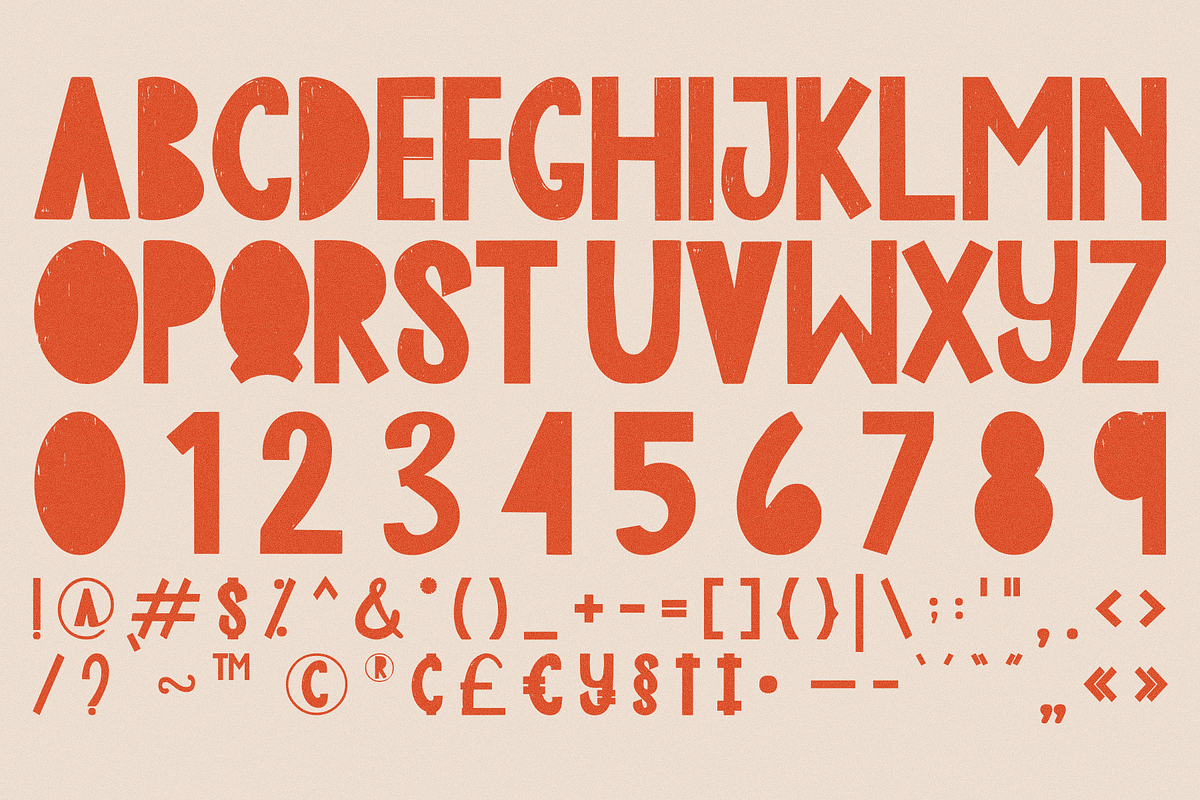 Edge Blocks - Textured Display, a Font by Indotype Foundry (Photo 2 of 10)