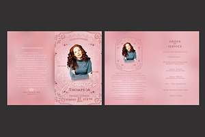 Funeral Program Template, a Brochure Template by DSGraphicDesign