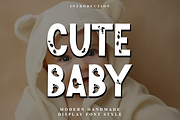 Cute Baby, a Script Font by InermediaSTUDIO (Thumbnail 1 of 8)