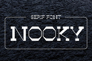 Nooky - Modern Typeface