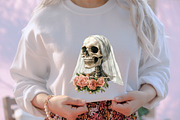 Halloween Skeletons Wedding Clipart, an Illustration by designcity5 (Thumbnail 5 of 5)