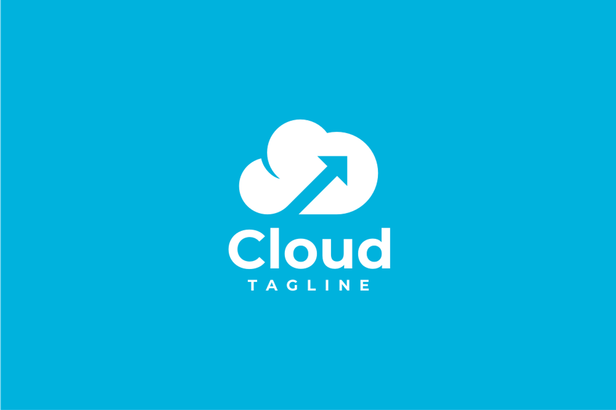 Cloud Arrow Logo Template, a Branding & Logo Template by yopie ...