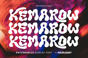 Kemarow - Psychedelic font