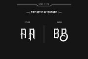 BATMANIA, a Blackletter Font by GORAA (Thumbnail 3 of 6)