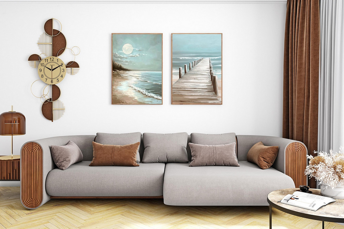 Coastal Beach Wall Art Collection, a Decorative Illustration by PrintablesByFranklyn (Photo 7 of 9)