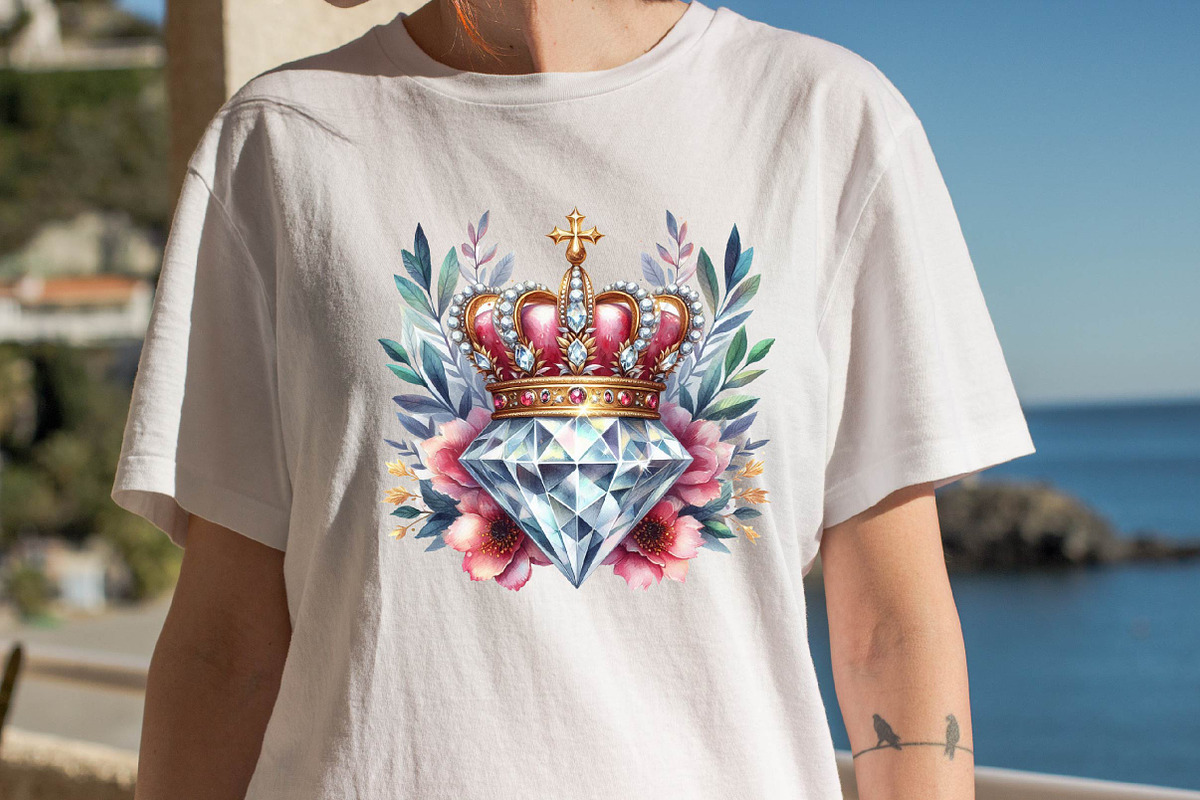Fairy Queen Crown Sublimation Clipar, an Illustration by SVGArt (Photo 5 of 7)
