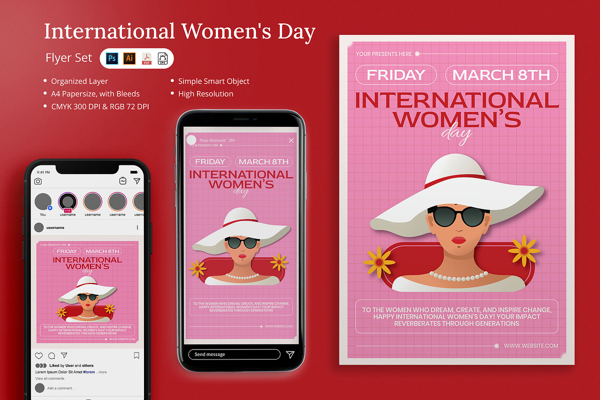 Renka - International Women's Day, a Flyer Template by Attype (Photo 1 of 5)