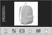 Backpack Design Mockup, an Apparel Mockup by Bruno's Shop (Thumbnail 2 of 3)