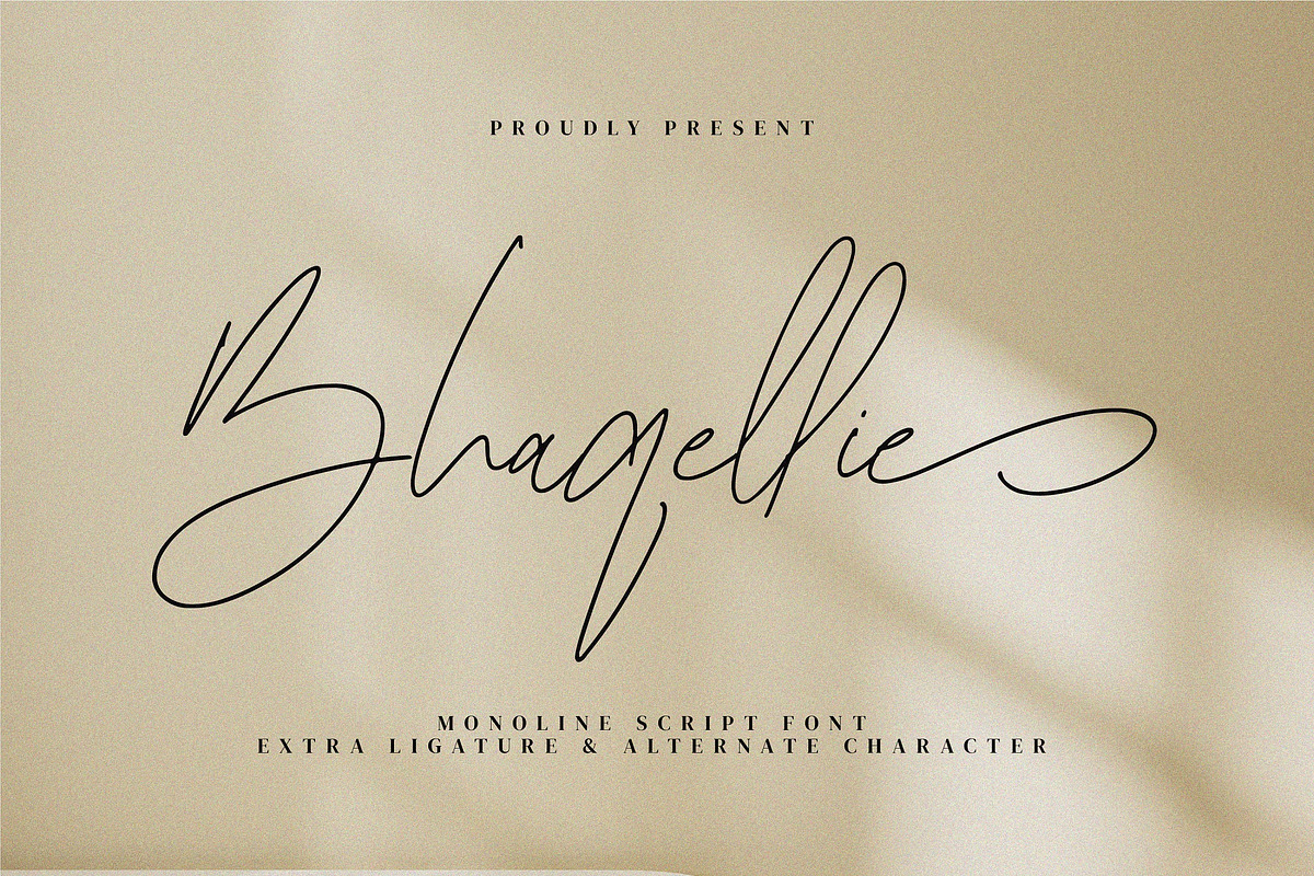 Bhaqellie, a Script Font by Goresan Studio (Photo 1 of 15)
