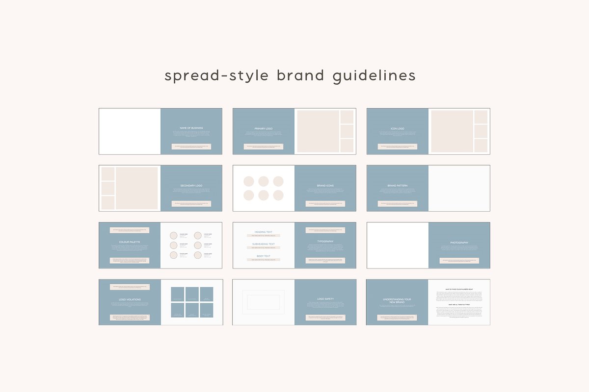 Brand Guidelines Template, a Branding & Logo Template by Figment Branding (Photo 3 of 6)