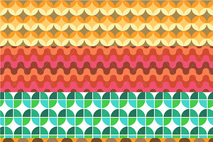 10 Seamless Retro Patterns