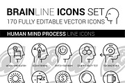 150 Human Mind Process Icons set, an Outline Icon by Pingebat (Thumbnail 3 of 3)