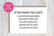 A7 5x7 Greeting Card Mockups, a Product Mockup by In A Nutshell Studio (Thumbnail 3 of 6)