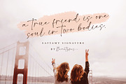 Sattamy Signature | handwritten font, a Script Font by Beautypes (Thumbnail 3 of 8)