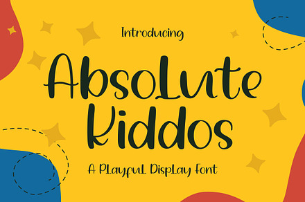 Absolute Kiddos - Display Font