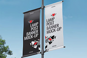 Lamp Post Banner Mock-Up, an Advertising Mockup by DesignRushMarket (Thumbnail 4 of 5)