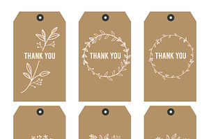 Thank you Printable tags II updateV2, a Card Template by MooBeer