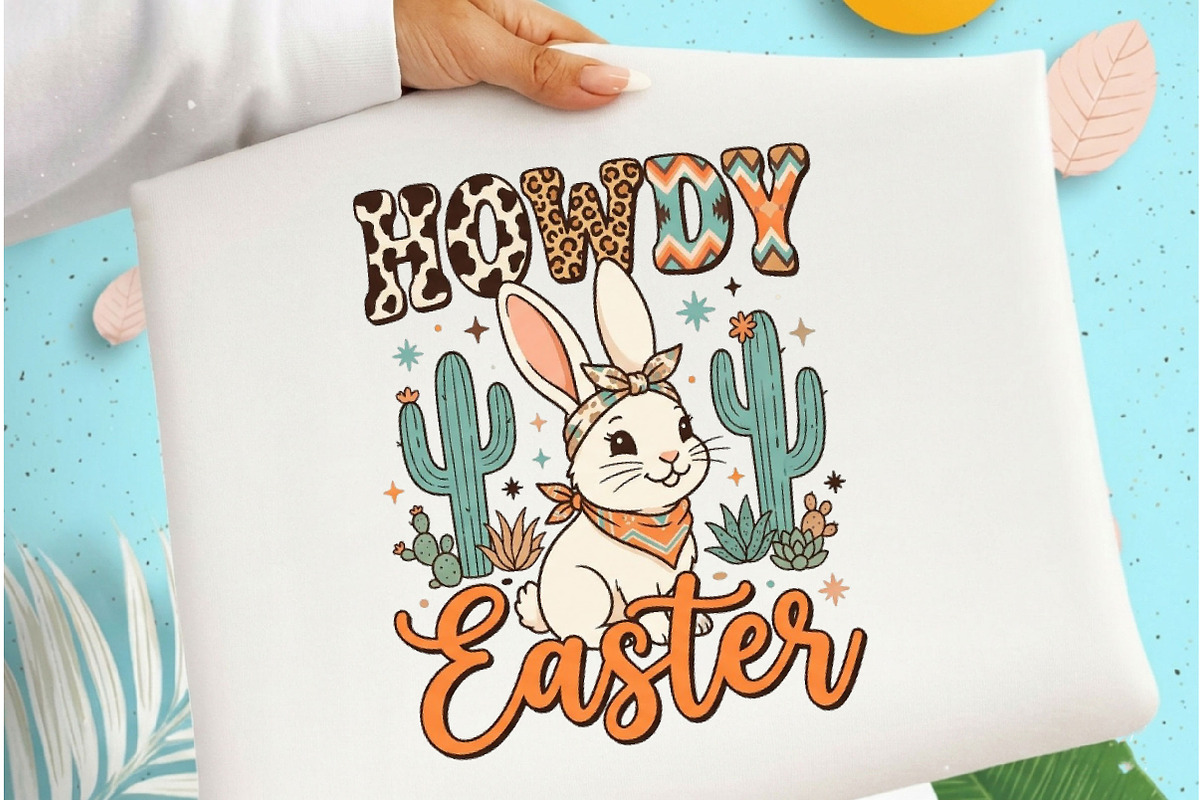 Western Easter PNG, Boho Cowgirl How, an Illustration by Designking (Photo 3 of 6)
