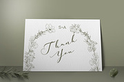 Flowers Sage Wedding Invitation Set, an Invitation Template by Aarley Kaiven (Thumbnail 5 of 5)