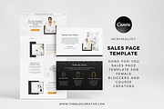 Minimalist Canva Sales Page Template, a Landing Page Template by The Blog Creative (Thumbnail 3 of 8)