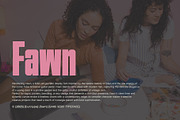 FAWN MODERN DISPLAY SAN SERIF FONT, a Sans Serif Font by BURSTYPE (Thumbnail 4 of 9)