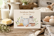 Cottage Kitchen Watercolor, a Decorative Illustration by Anna Druzhkova (Thumbnail 27 of 36)