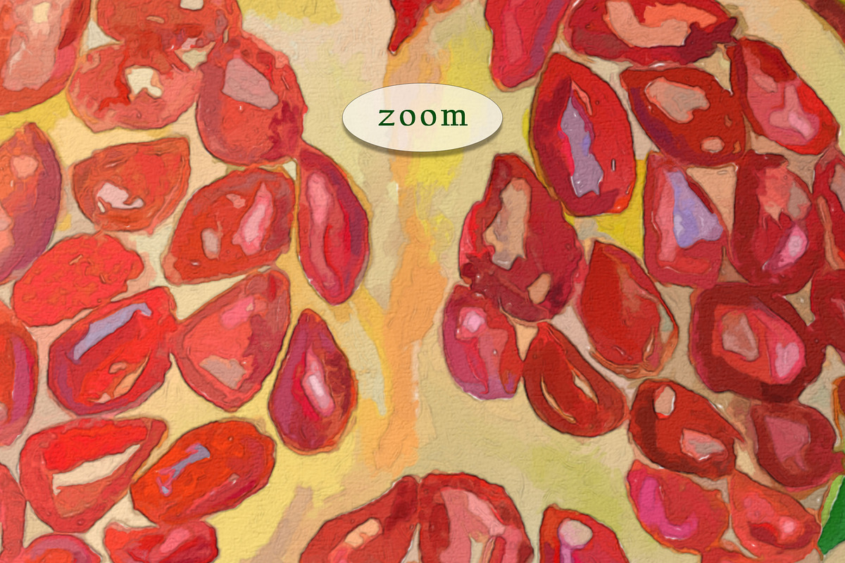 Lemons, Pomegranates elements, frame, an Object Graphic by Alena Lazareva (Photo 10 of 10)
