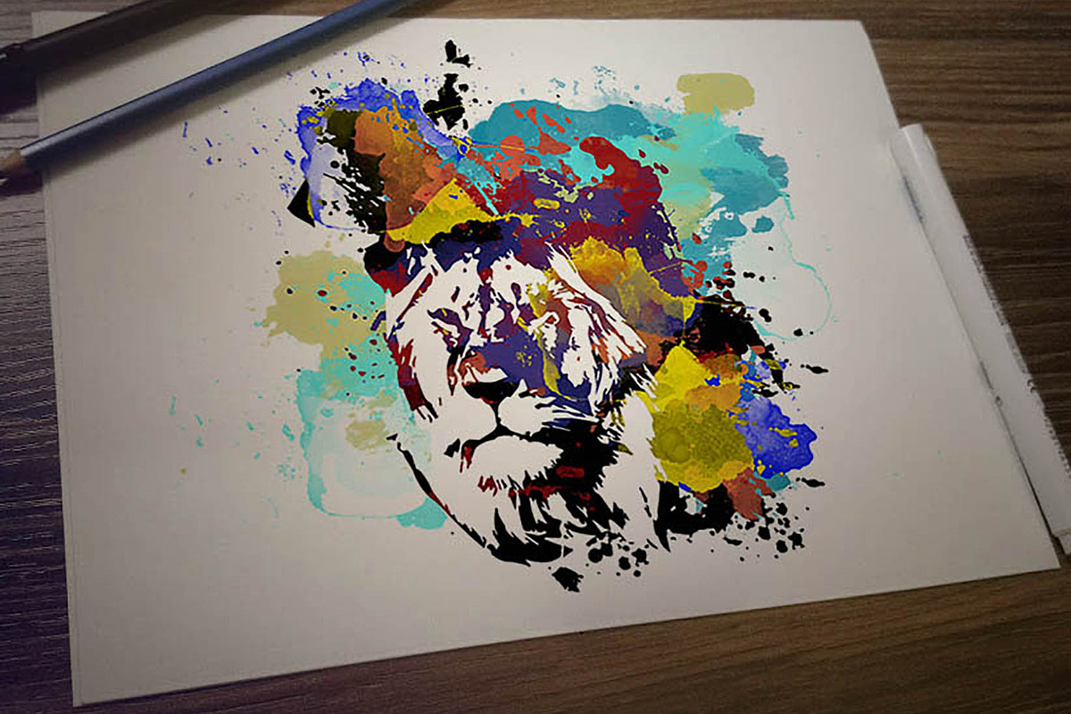Wild life Ink - Watercolor Spill, an Animal Illustration by Natsuhisui (Photo 7 of 13)