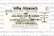 1689 Almanach Complete Set, a Serif Font by GLC Foundry (Thumbnail 1 of 5)