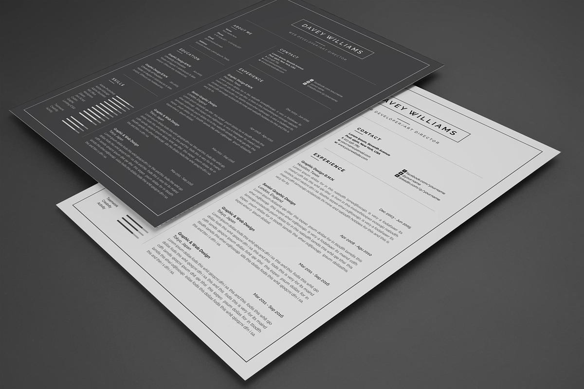 Resume/CV, a Resume Template by UX-group (Photo 7 of 9)