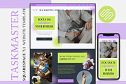 Virtual Assistant Website Template, a Squarespace Template by Almadrava (Thumbnail 1 of 10)
