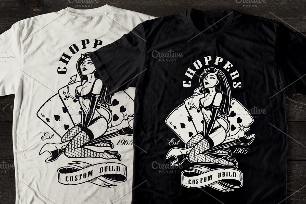 Rockabilly devil girl, an Education Illustration by Harry Kasyanov (Photo 3 of 4)