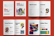 Art Exhibition Portfolio Layout, a Brochure Template by MightyDesign (Thumbnail 2 of 6)