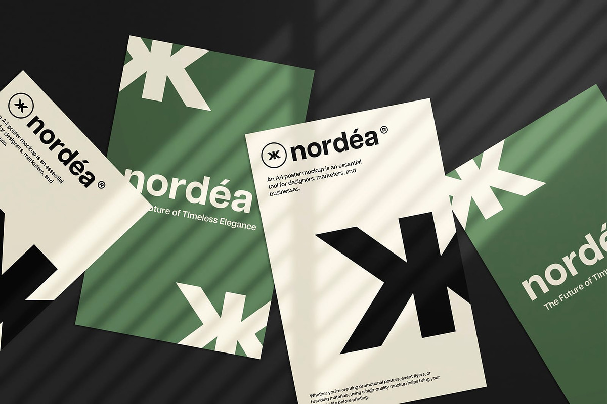 Nordea Branding Mockup, an Advertising Mockup by etigma.com (Photo 17 of 26)