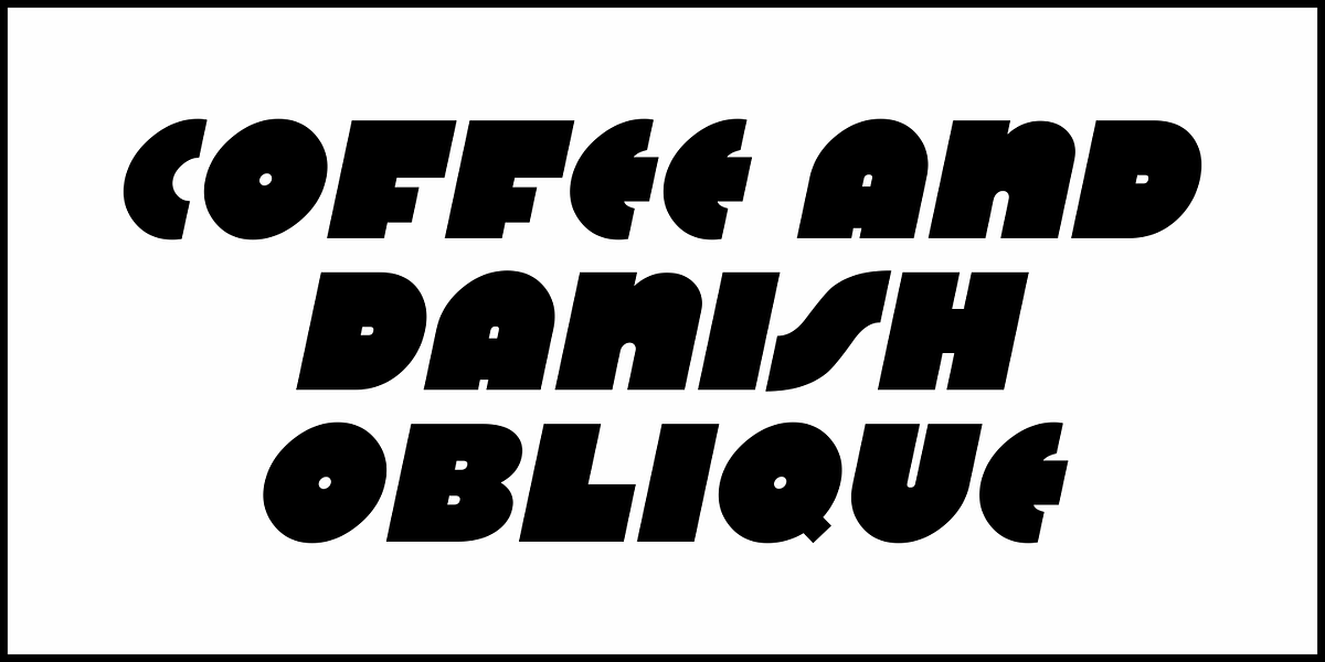 Coffee and Danish JNL, a Sans Serif Font by Jeff Levine Fonts (Photo 4 of 5)
